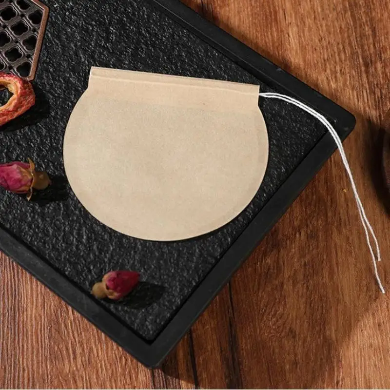 أكياس الشاي القابل للتصرف أكياس الشاي متعددة الحجم للشاي أوراق فضفاضة فارغة كبيرة معطرة كيس مزموم برباط أكياس تصفية القهوة المثلجة