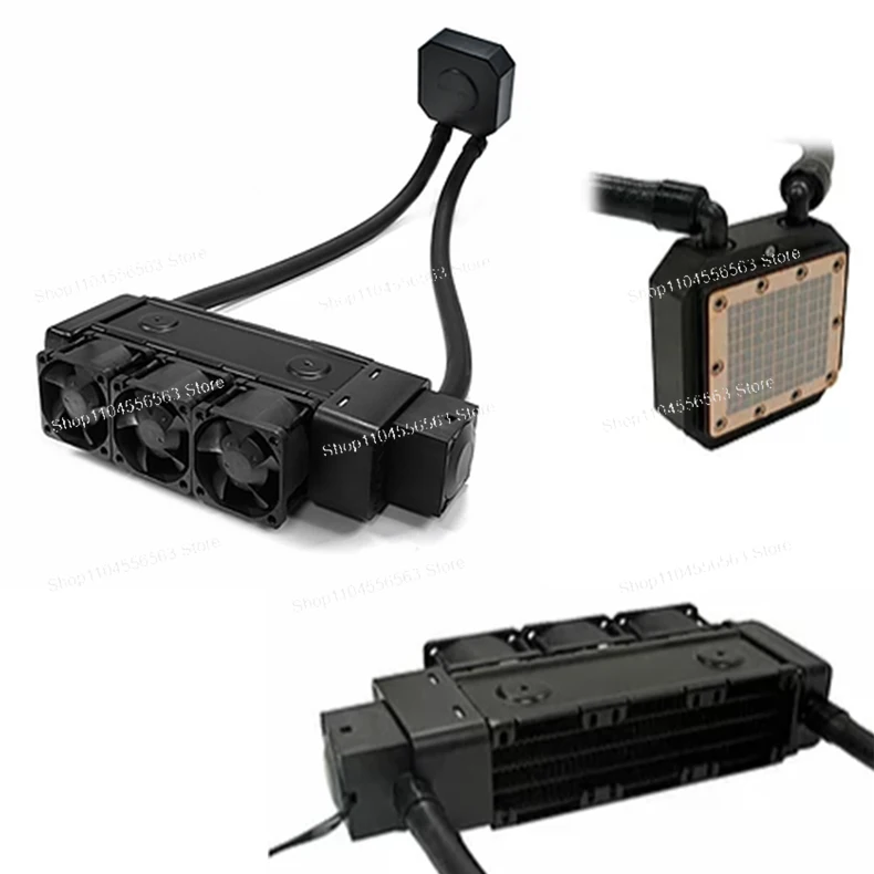 1U Server Liquid Cooler, Industrial CPU Heat Sink with L3 Control Fan