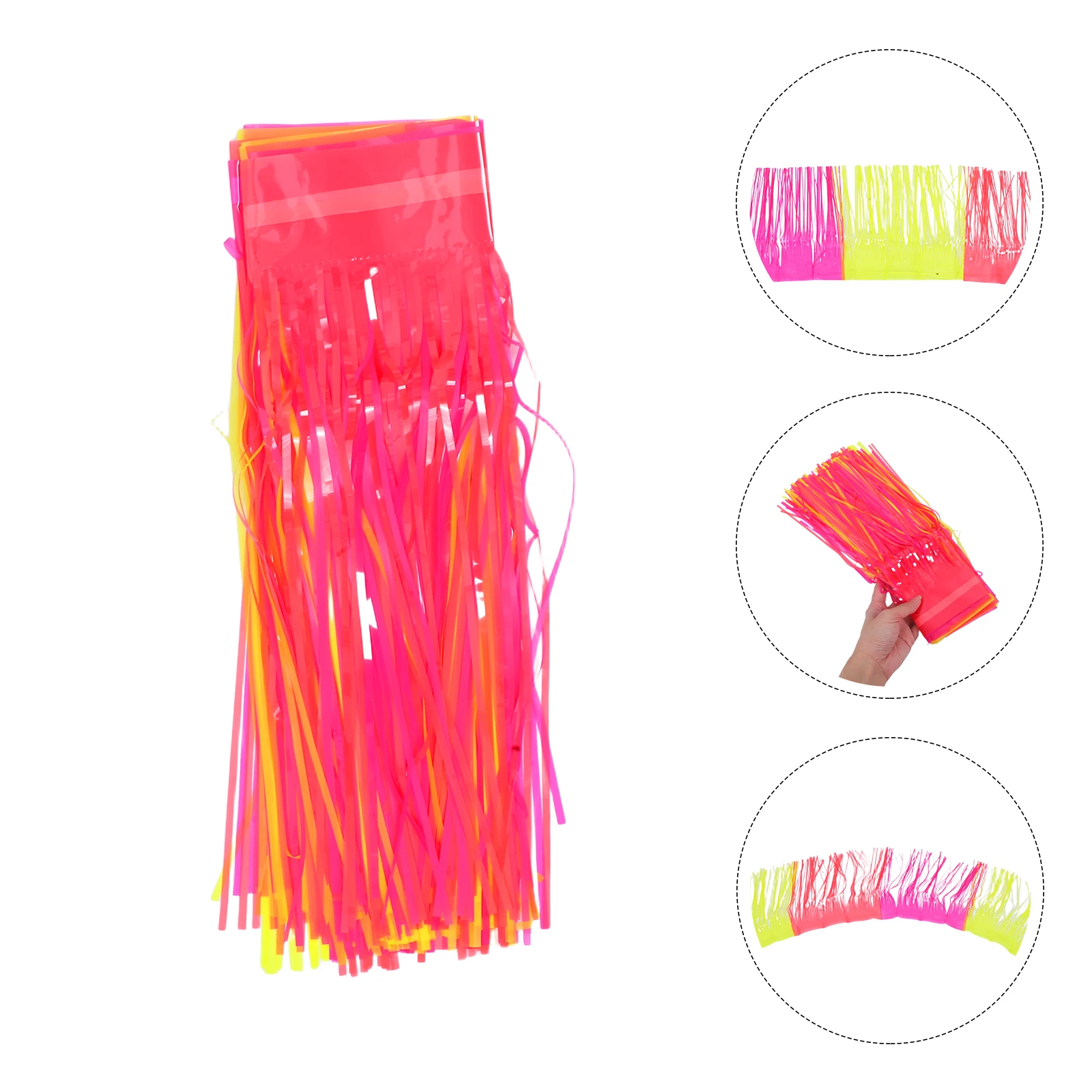 

4 Pcs Banner Birthday Bunting Hanging Pull The Flag Banners Colorful Flags Child