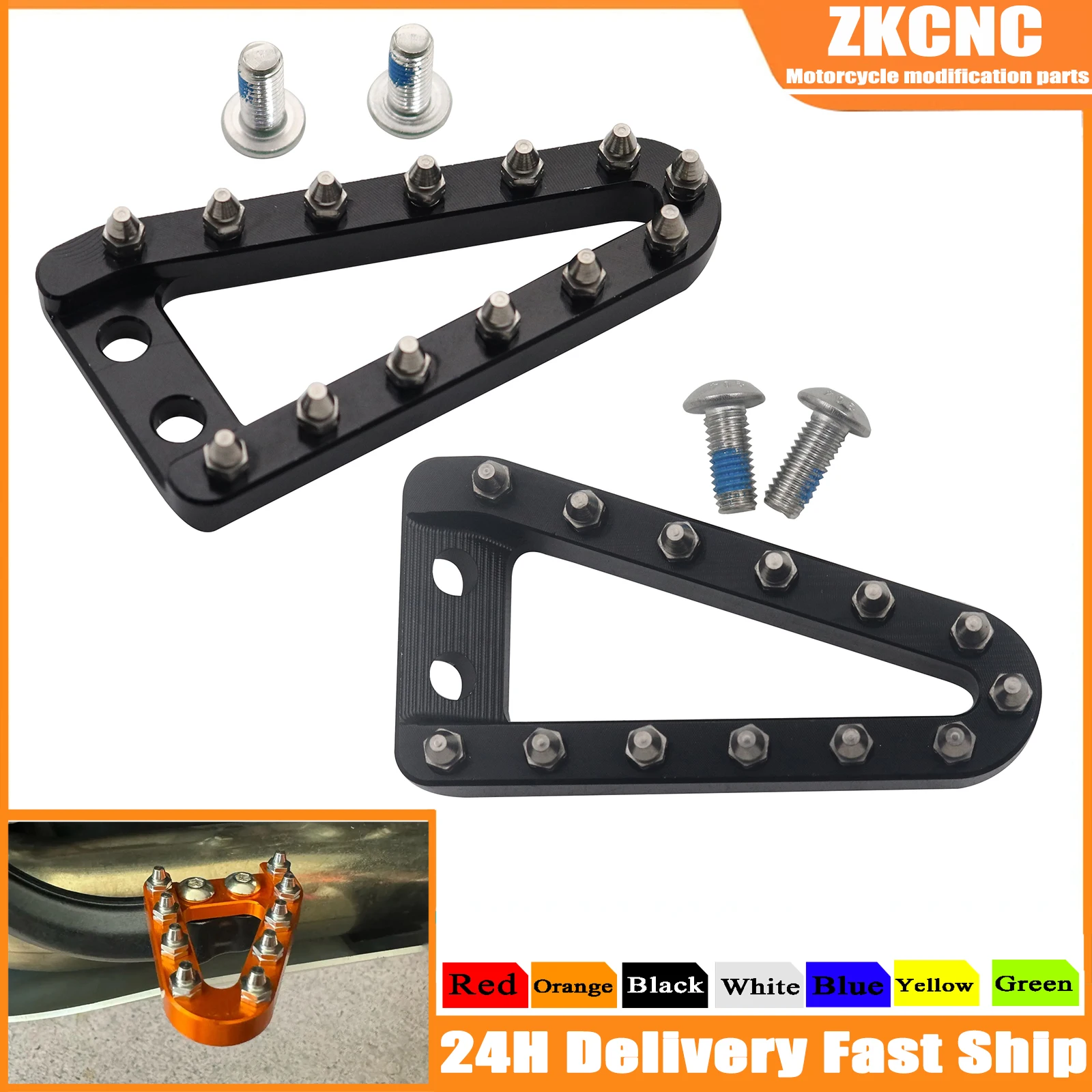 Motorcycle CNC Extended Brake Pedal Head For KTM SX SXF XC XCF EXC EXCF For Husqvarna FC TC FE TE FX TX For GasGas 2012-2022