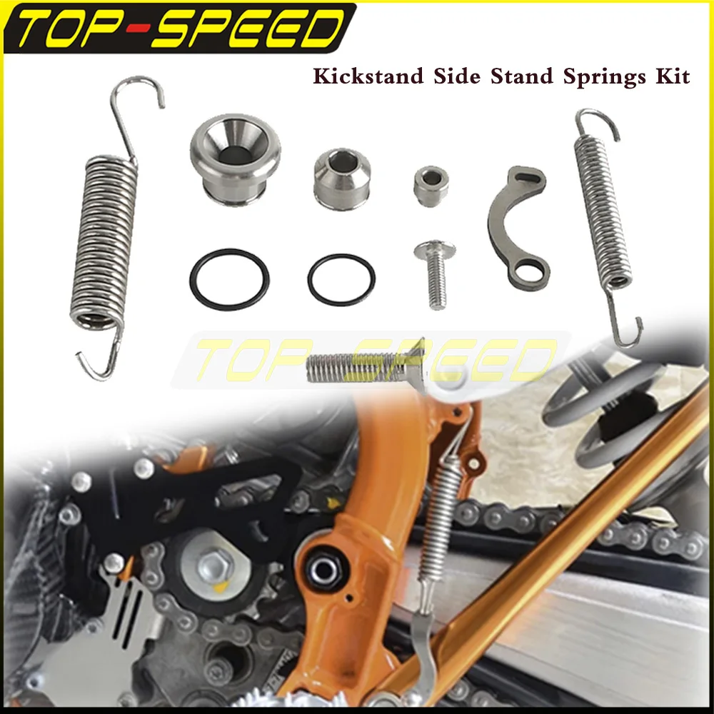 ​For 150 200 250 300 350 400 450 500 505 530 XC XCW XCF XCFW Sixdays EXCF EXC EXCR 08-2016 Moto Kickstand Side Stand Springs Kit