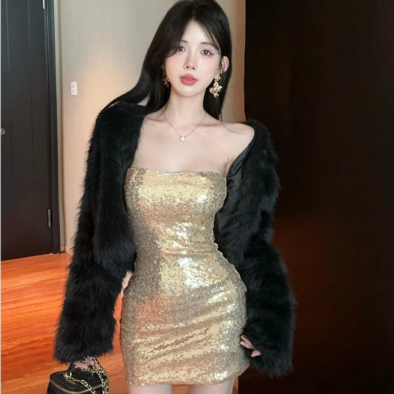 Iny Sequin Dr V-Ne … - image