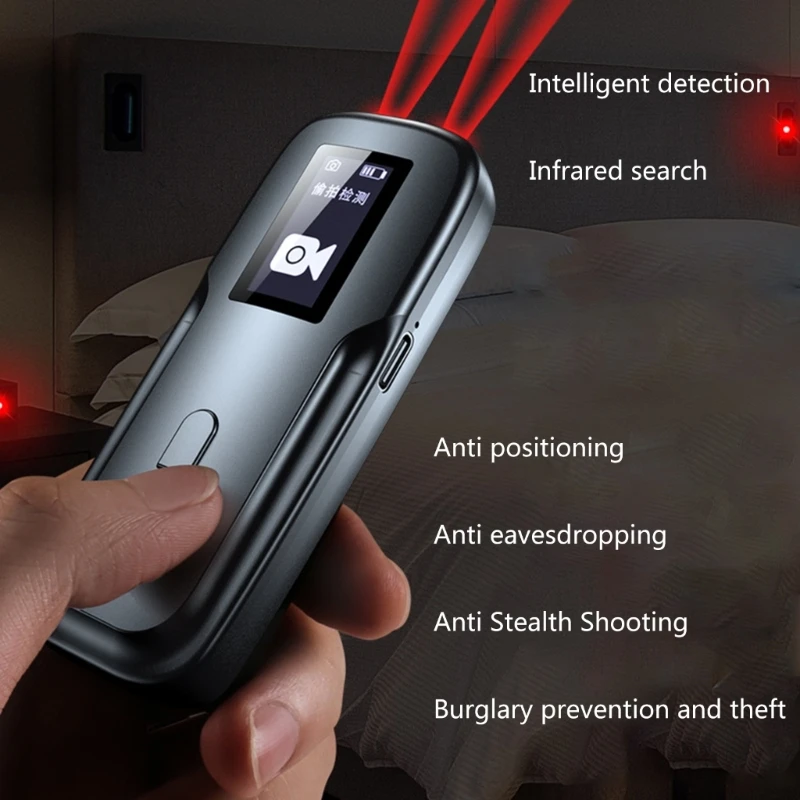 Hidden Anti Candid Camera Detector Signal Finder GPS GMS Locator Blocker Anti-Monitoring Tracker Security Alarm Protection New