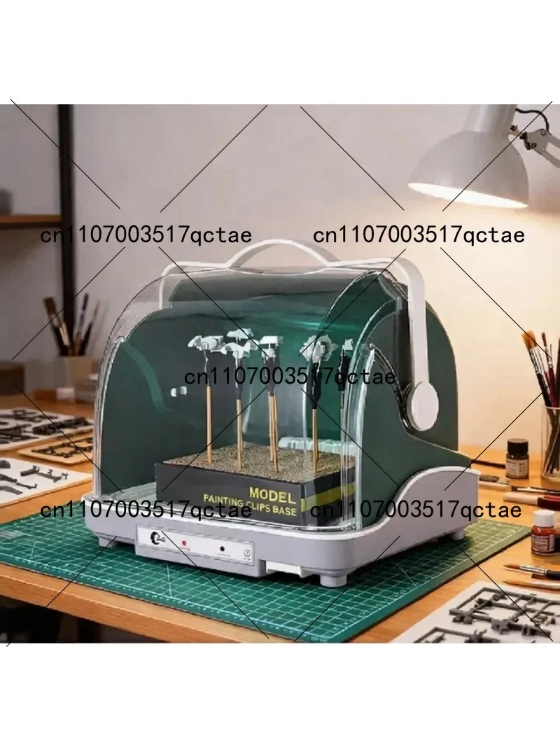 Dustproof Paint Drying Box for Model Painting Baking Dryer for Figure Coloring Crafts