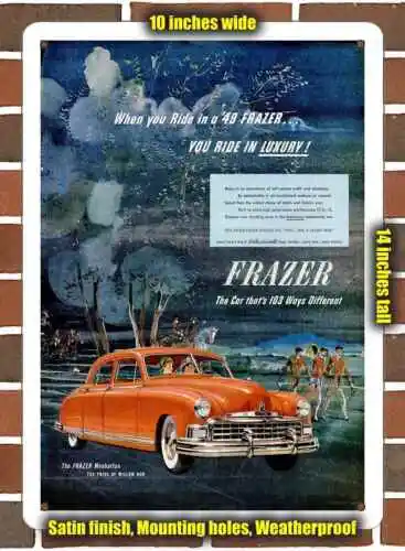 Metal Sign - 1949 Frazer Manhattan Automobiles- 10x14 inches