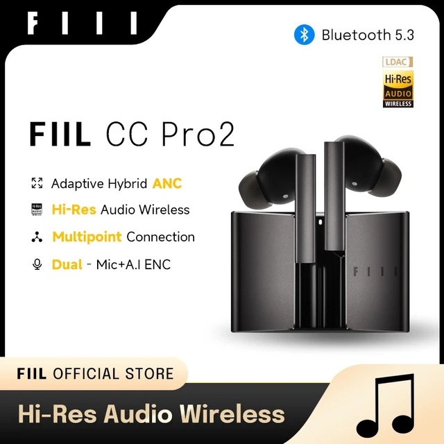 Global Version FIIL CC Pro2 Wireless Earbuds Noise Cancelling 32H Playtime Fast charge Headphones Sound Comfortable good gift AliExpress 44