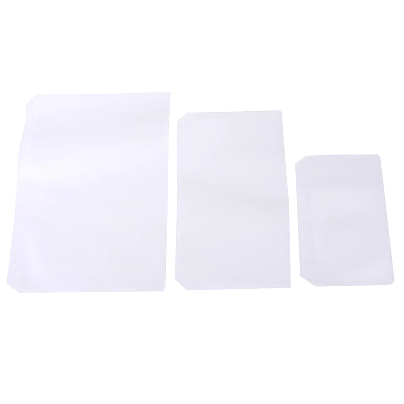 1 STKS Bindmiddel Zakken A5 A6 A7 Bindmiddel Mappen voor Notebook Bindmiddel Transparant