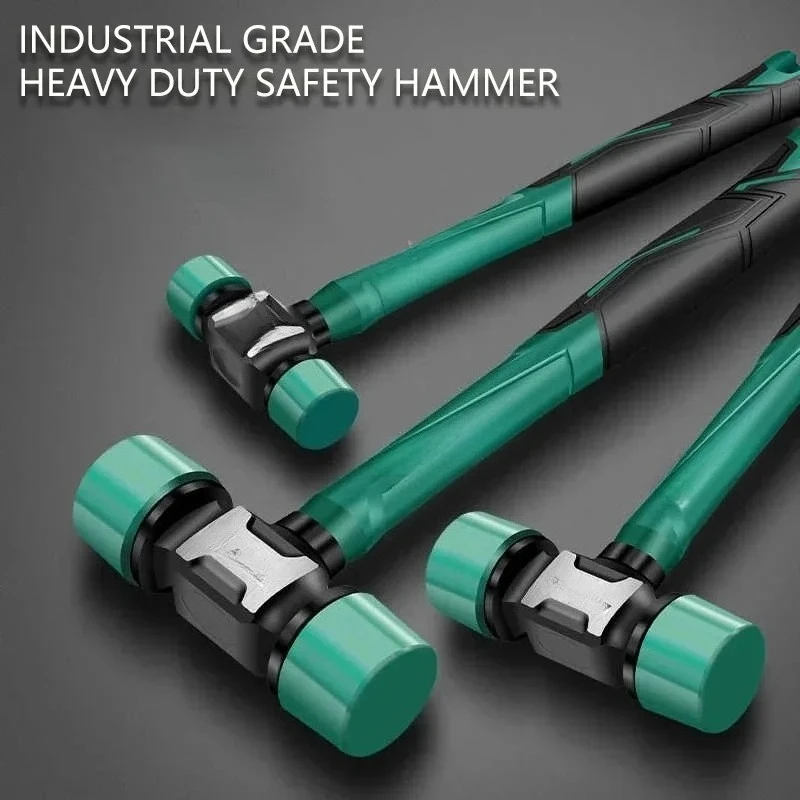 

Многофункциональный высокопрочный резиновый молоток, антивибрационный и нескользящий, профессиональные рабочие инструменты, резиновый молоток, трансформируемый