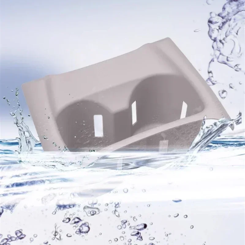 فتحة كوب ماء للتحكم المركزي للسيارة، وسادة حماية معدلة من السيليكون المقاوم للخدش لسيارة BYD Song Pro DMI 2020-2024