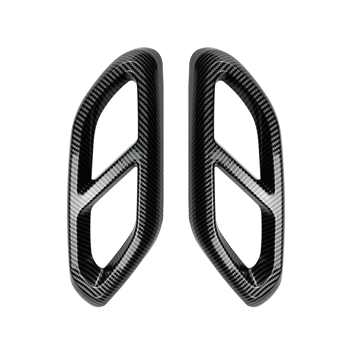 Car Rear Throat Exhaust Pipe Muffler Tips Cover Trim for Mercedes Benz GLC Class X254 2023+ GLC260 GLC300 AMG(Carbon)