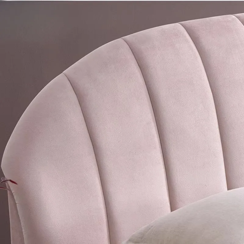 منظم سرير جمالي بحجم كوين، سرير فريد من نوعه فاخر وبسيط، منجد، أثاث منزلي فاخر من Muebles Para El Hogar