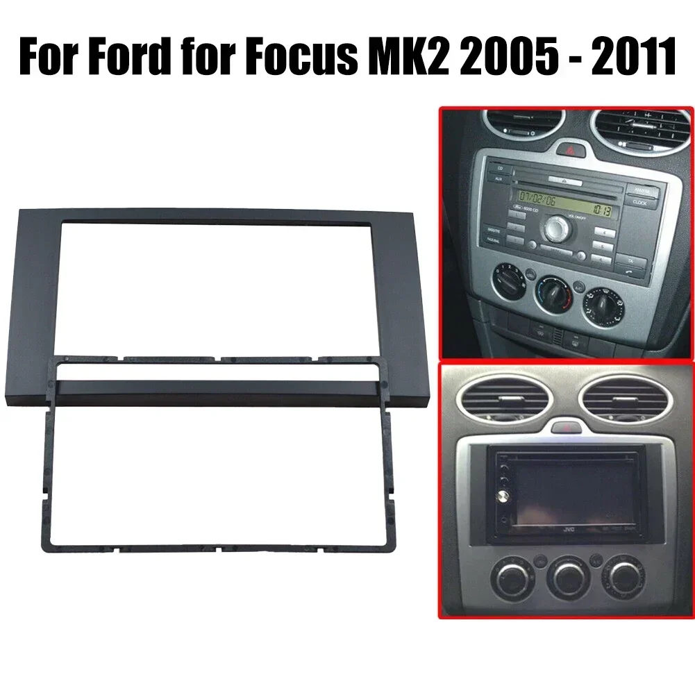 

2 Din Stereo Radio Navigation Fascia Panel Frame Trim For Ford For Focus For S-Max For Fiesta III For Fusion