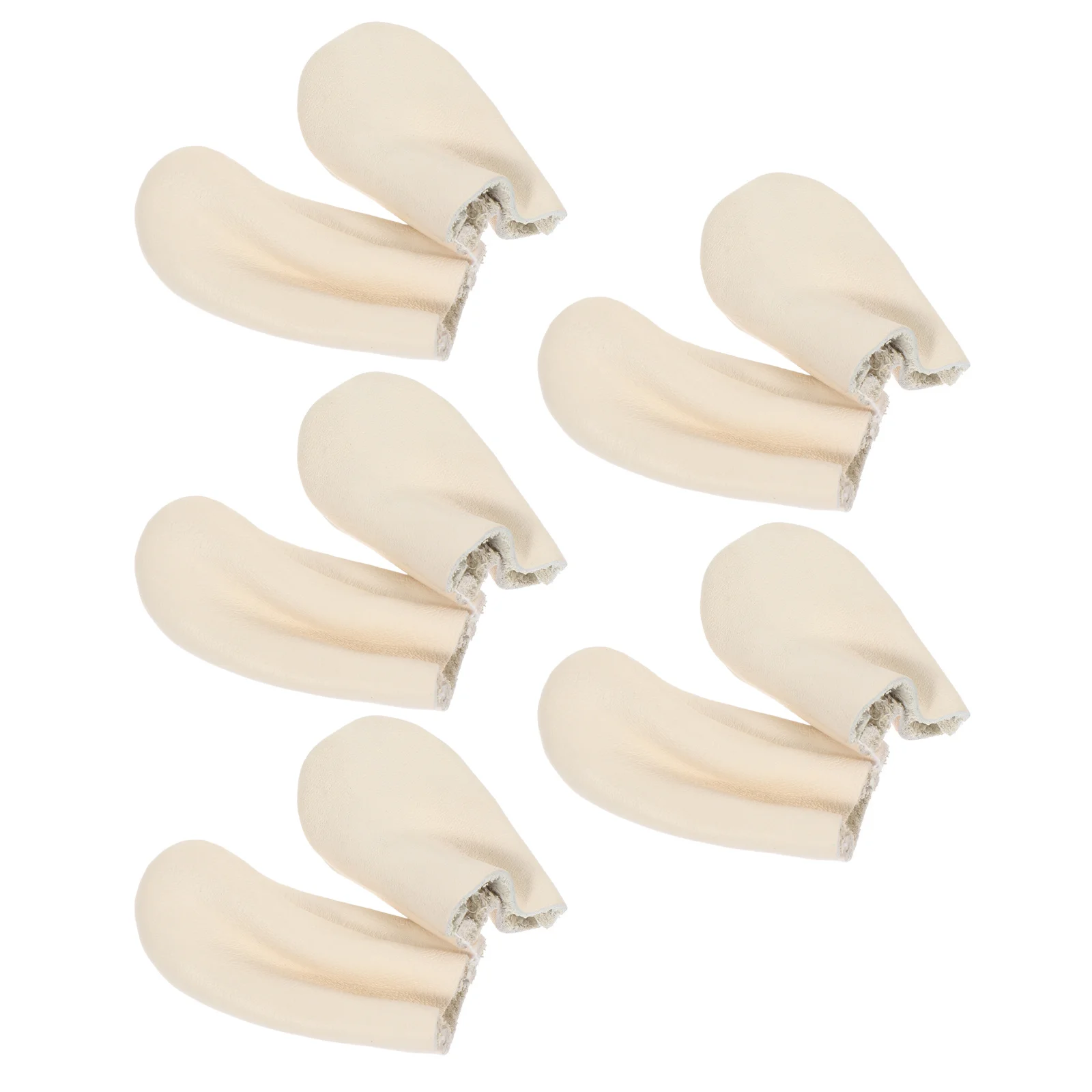 

5Pairs Finger Protector Thimbles Comfortable Breathable Sewing Finger Cots for DIY Felting Knitting Embroidery Craft