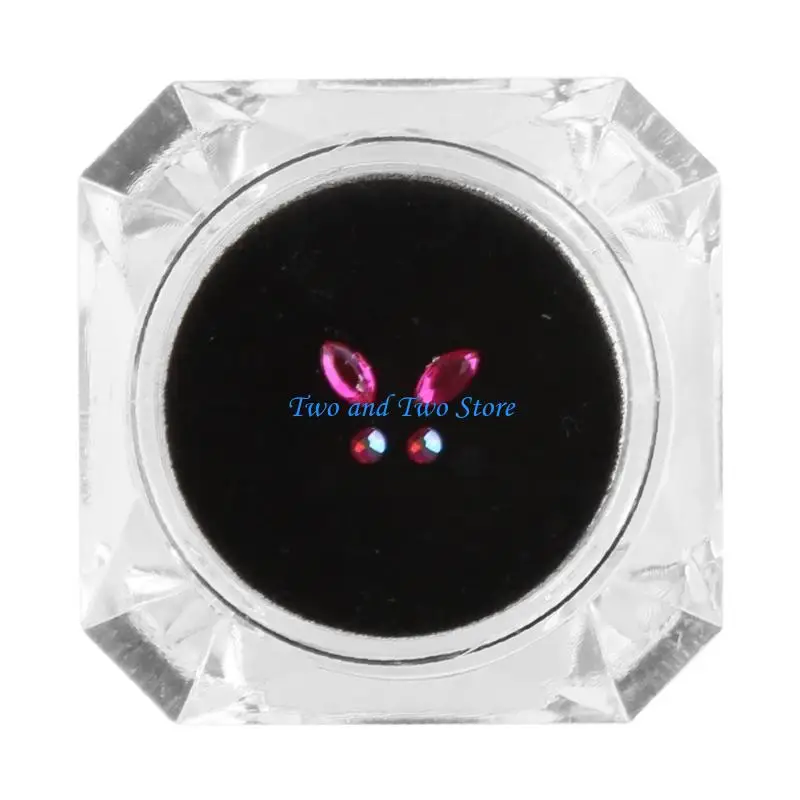 HX6F Tooth DIY Teeth Jewelry Dental Teeth Reflective Artificial Crystal