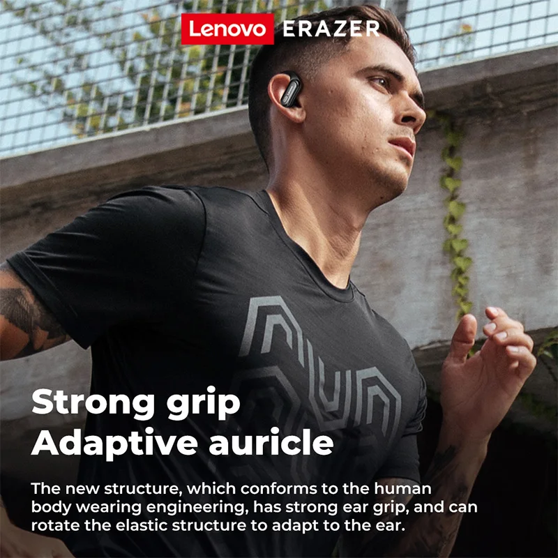 ERAZER XT60PRO Sports Wireless Headphones Bluetooth  Earphones Earbuds Noise Reduction Headset with Mic Earhook