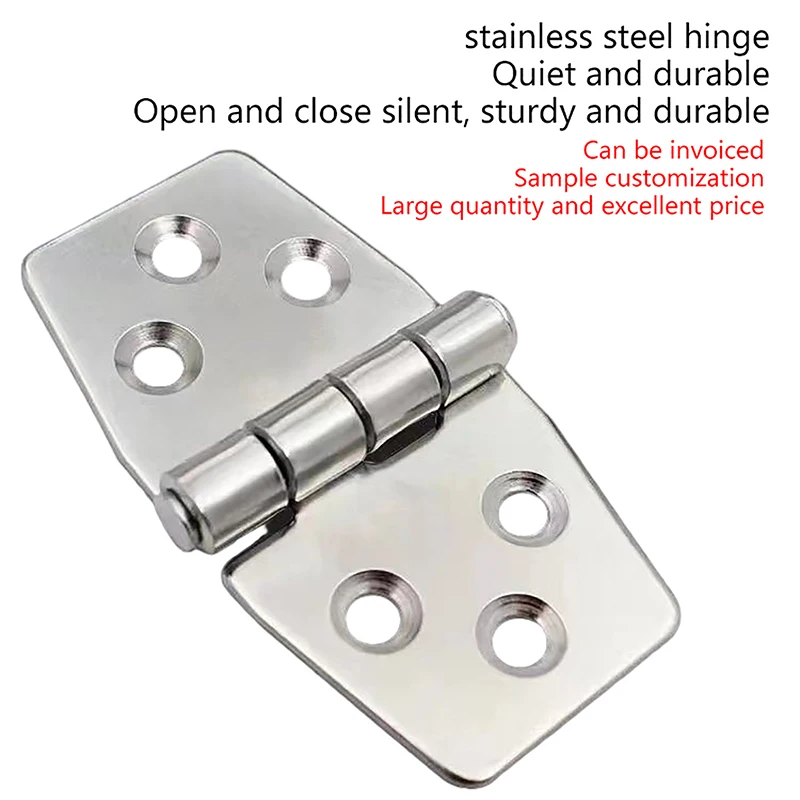 304 Stainless Steel Flat Hinge Distribution Box Control Cabinet Windows Hinge Wooden Box Yacht Parts