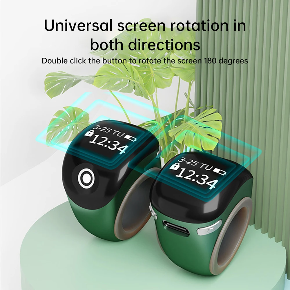 S8pro Smart APP Counting Finger Counter OLED Display 120mah Battery Type-C Smart Ring Bluetooth Electronic Counter