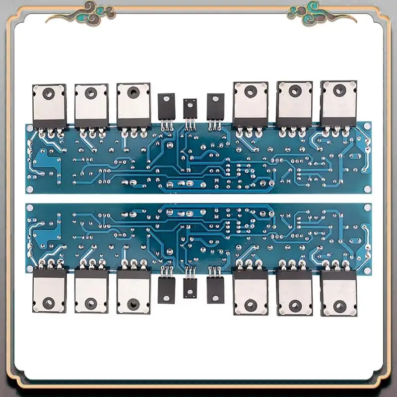 

Durable 2Pcs L10 Sound Amplifier Board 300W Hifi 2.0 Channel Class AB Power Amplifiers Amp Transistor A1930 C5171 TT1943 TT5200