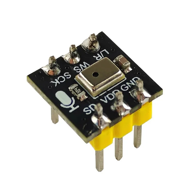 Modul Mikrofon Omnidirectional INMP441 MEMS Presisi Tinggi Daya Rendah Antarmuka I2S Mendukung ESP32