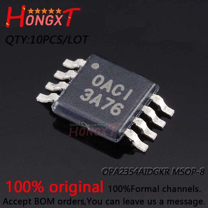 

10PCS 100% NEW OPA2354 OPA2354AIDGKR MSOP-8.Chipset