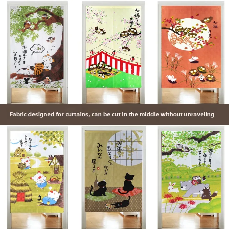 

Japanese Sle Feng ui Curtain Partition Kitchen Batoom Room Divider Cloth Art Door Curtain Dr Pole Fi Home Decor
