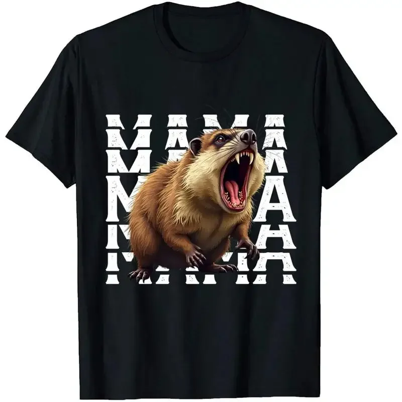 Funny Rock Hyrax Fire Meme T Shirt For Woman And Man Stupid S Cringe Ugly Unhinged Clothes Inappropriate