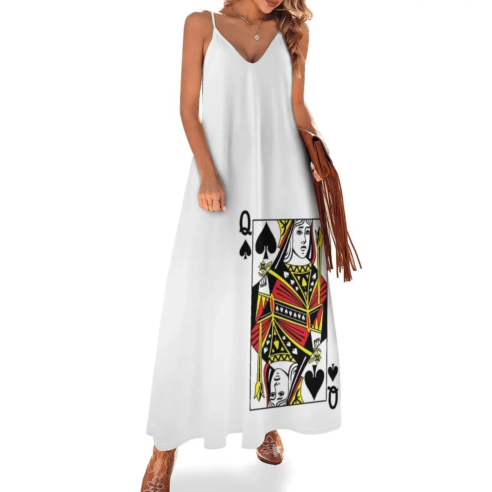 

Queen of Spades Sleeveless Dress Woman dresses summer dress woman 2025 trendy dress dresses with long sleeves