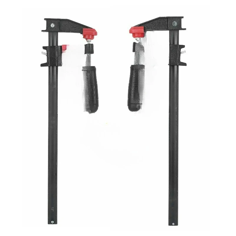 12-Inch F-style Bar Clamp with Comfort Grip Handle