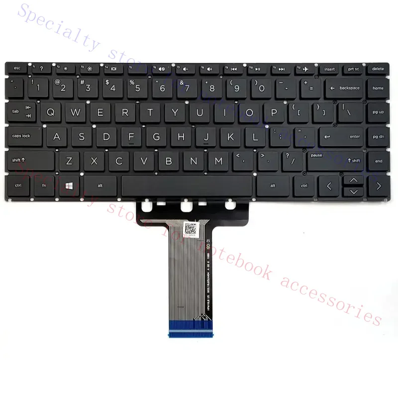 New For HP Notebook PC 14-DS 14-DS0003DX 14-DS0010NR 14-DS0023DX 14-DS0036NR 14-DS0061CL 14-DS0120NR Laptop Keyboard US Black