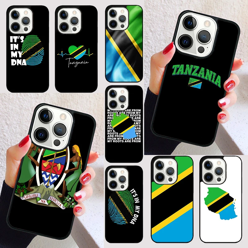 Tanzania Flag cover For iPhone 15 16 13 12 11 14 Pro Max Mini Max SE 2020 7 8 6S Plus Phone Case