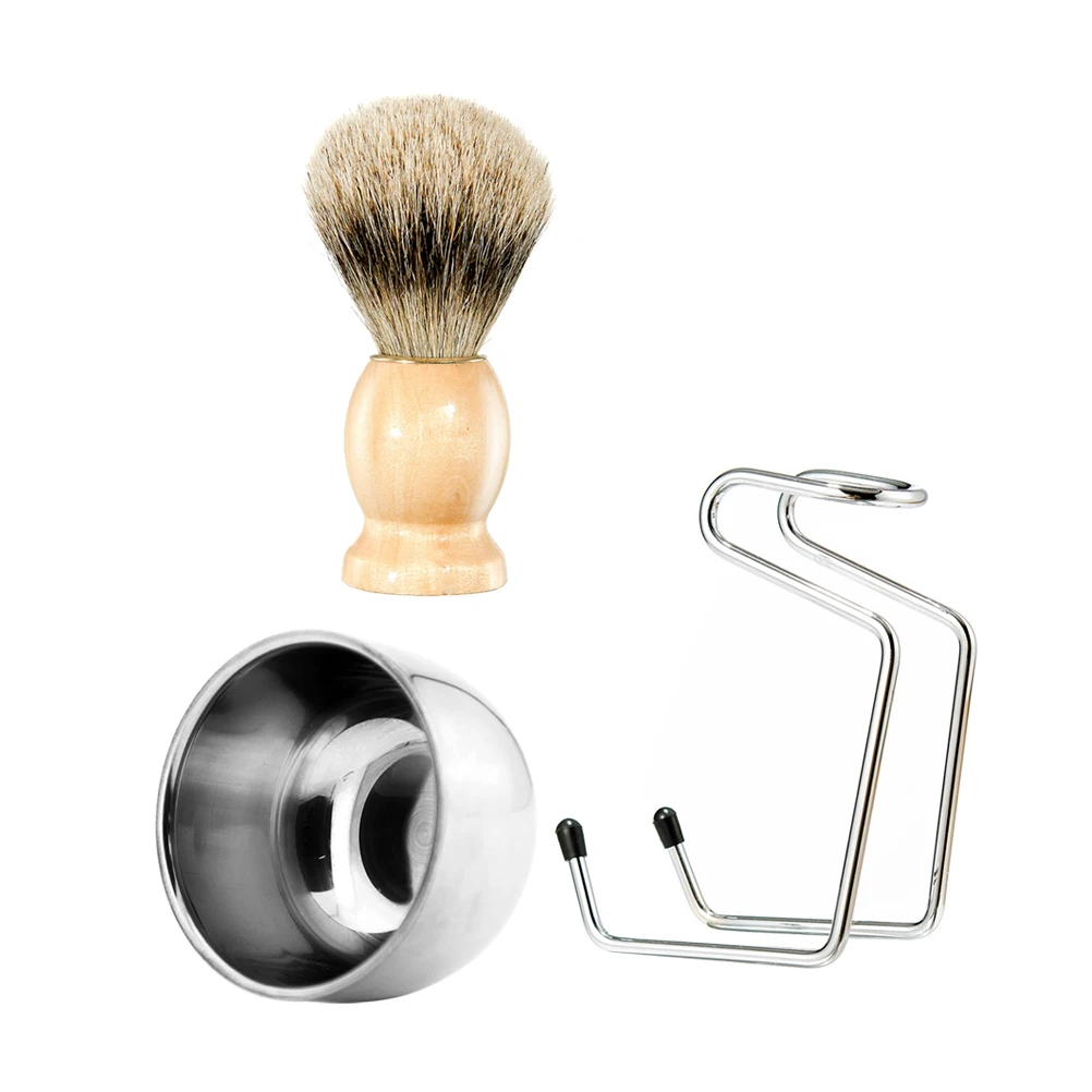 

Shaving Tool for Men Beard Supplies Durable Lightweight Practical Gift Choice Beard Supplies Bamboo Set Easy to Use