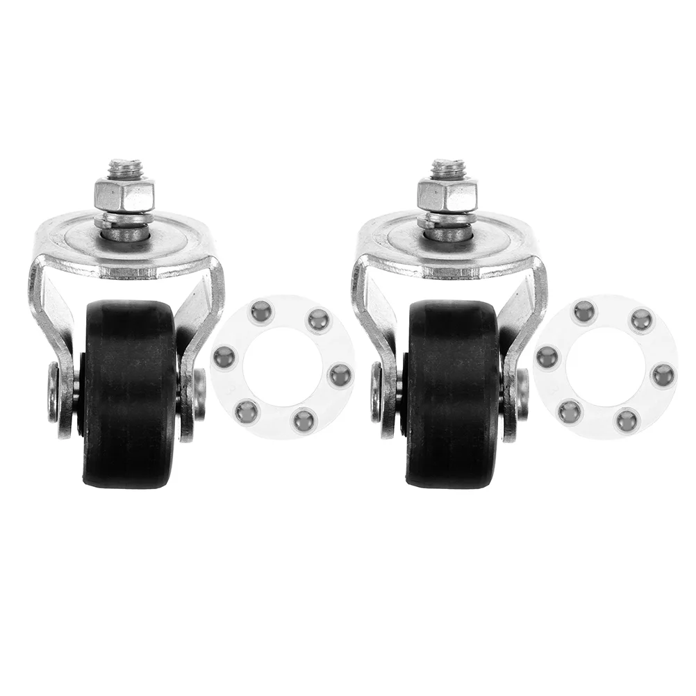 2pcs Floor Jack Caster Wheels Replacement Floor Jack Wheels Metal Jack Wheel for 2 Ton Jack