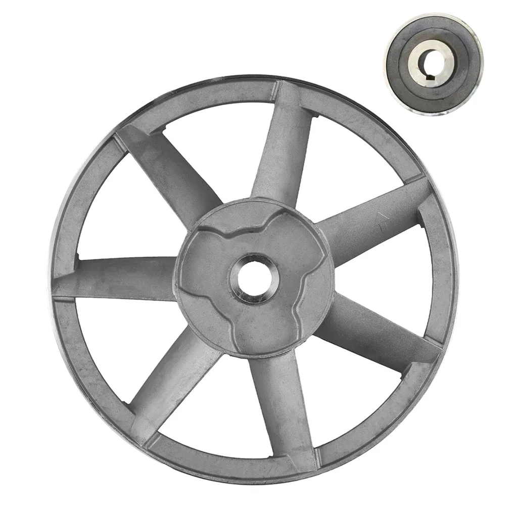 High Performance AType Triangle Belt Flywheel Pulley Assembly for Air Compressors 265mm Diameter Metal Construction