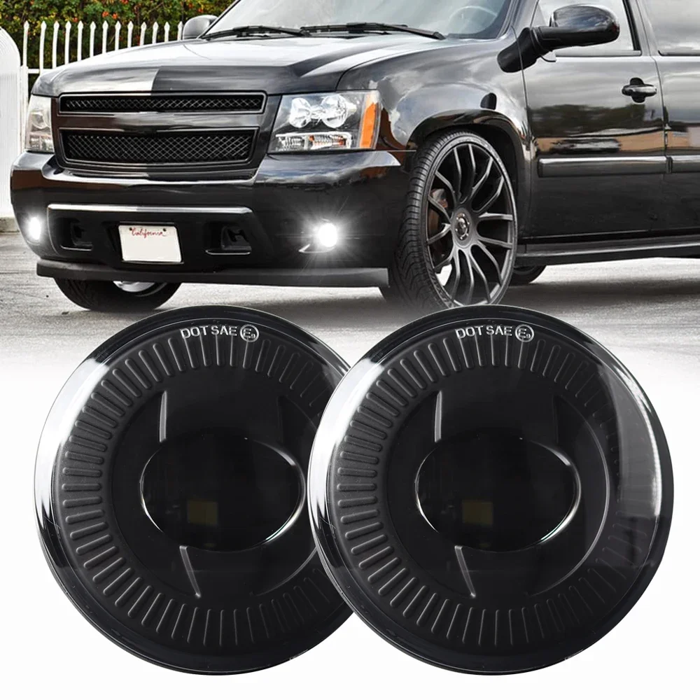 

Pop For Chevrolet Suburban Tahoe 07-13 Avalanche 10-13 Camaro 2015A Pair For Tahoe Smoke Lens Bumper Driving Lamps Fog Lights Bu
