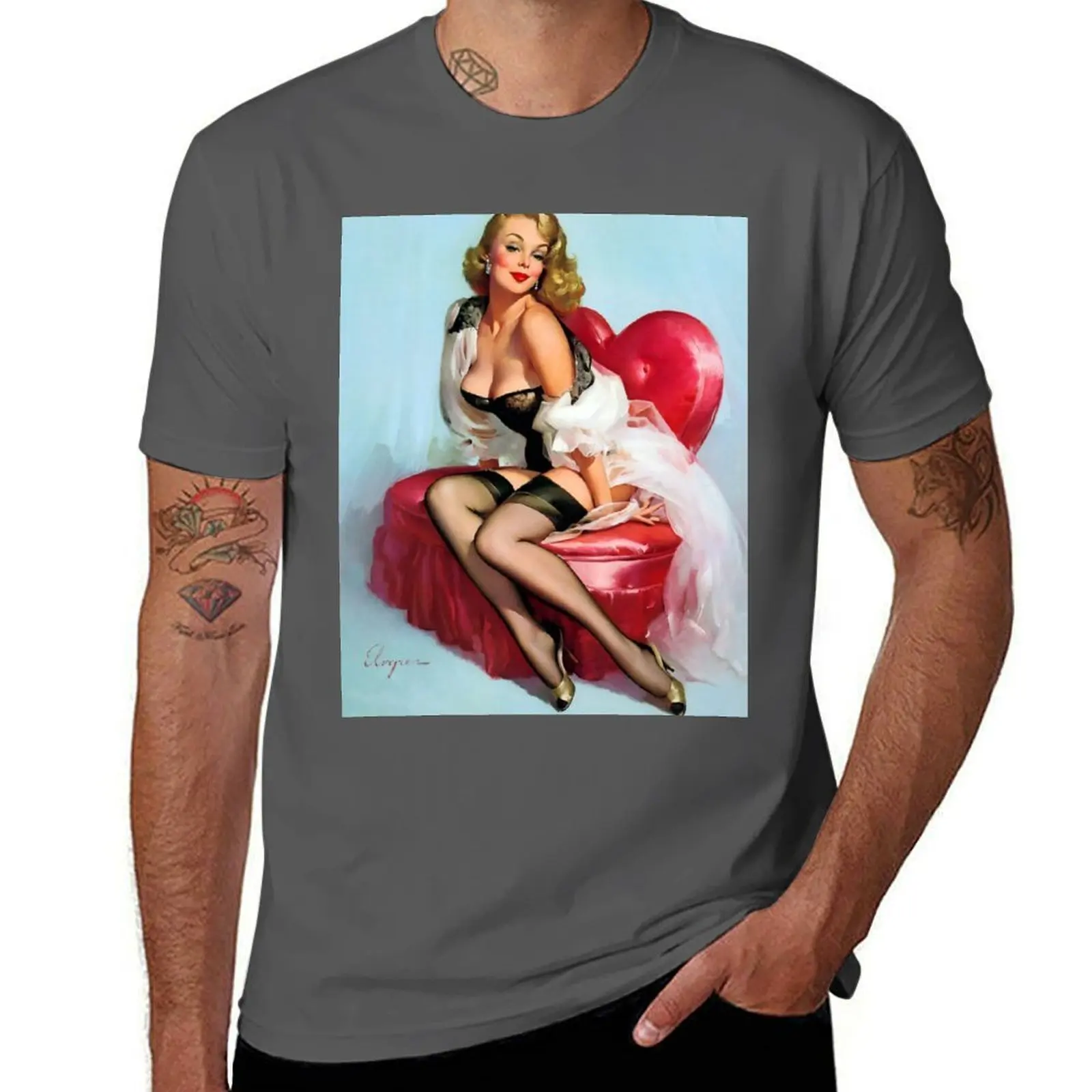 

Pin-Up Girl - Elvgren - Vintage T-Shirt Halloween Theme T-Shirt