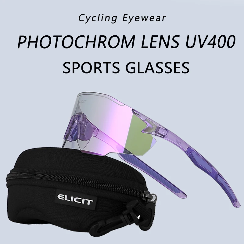 New Photochromic Women Men Cycling Glasses MTB Mountain Road Bike Riding Sunglasses Outdoor Sports Goggles Bicycle Eyewear