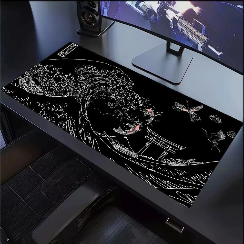 

Коврик для мыши с изображением животных, большой игровой коврик для мыши Gamer XXL, резиновый коврик для клавиатуры отаку, коврик для ноутбука, стола, коврик