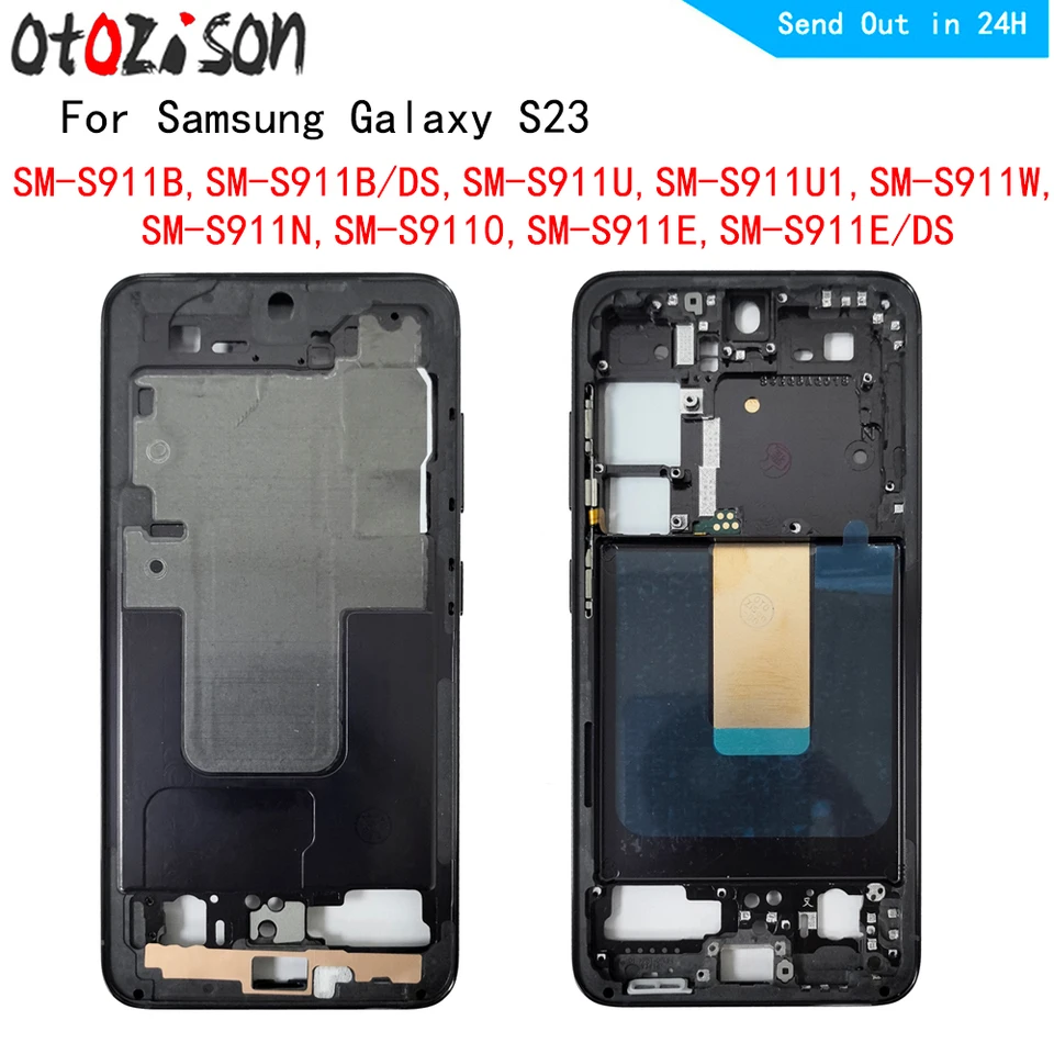 For Samsung Galaxy S23 Middle Frame Bezel Plate