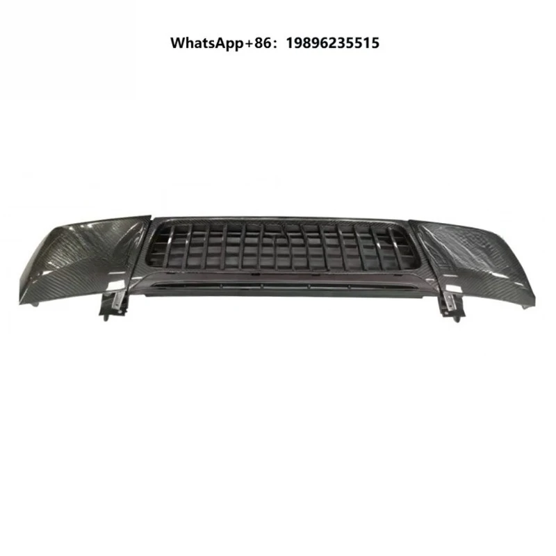 2019+ W464 G500 G63 G400 Car Facelift Tuning Set Grille + Headlight Covers Center Grill Head Lamp Covers Carbon Black