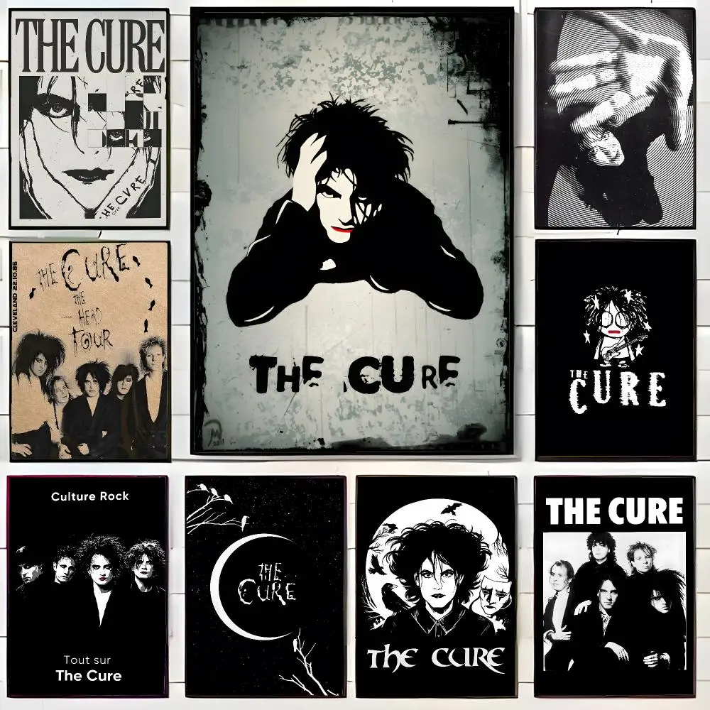Gothic Rock Band T-The Cure Poster Wall Art Print Decorative Mural Home Decor Gift Unframed