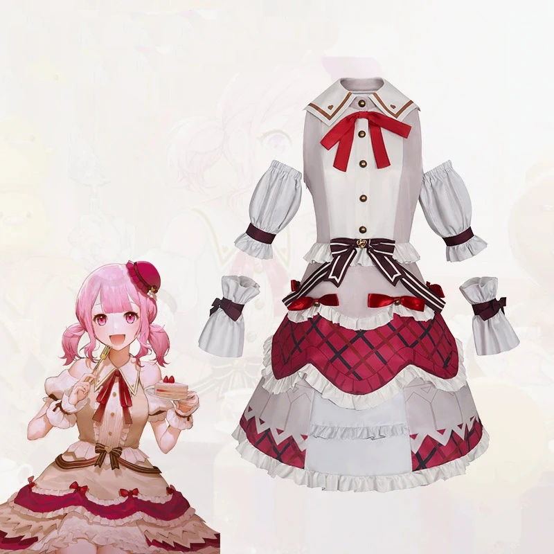 

Аниме-проект Sekai Otori Emu, платье для косплея Mikuu: красочная сцена! Наряды Emu День святого Валентина Одеваются Маскировочная одежда для выступлений