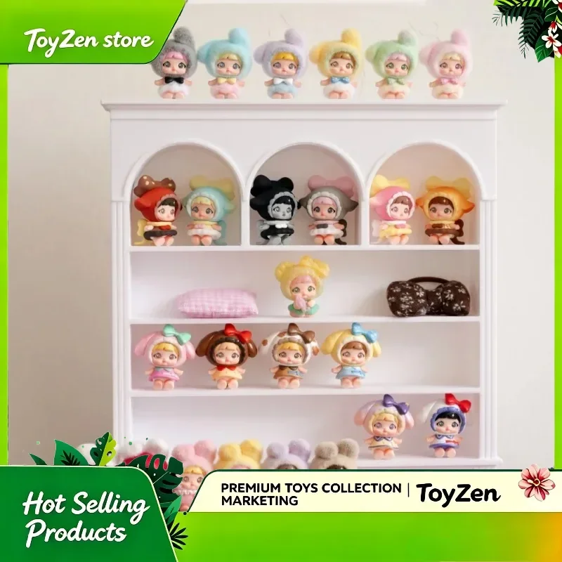 

Genuine Nommi Sweetheart Plan Flocked Mini Blind Box Bag Cute Vinyl Plush Figure Kawaii Collectible Desktop Car Home Decor Gift