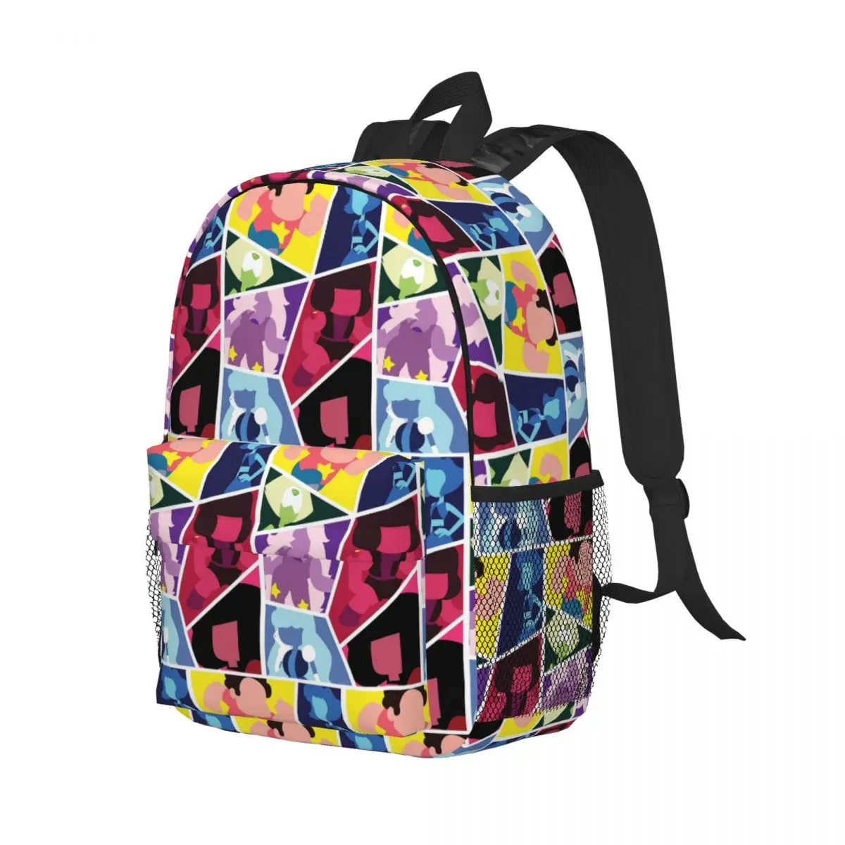 

Steven Universe Pattern Backpack Student Boys Girls BookBag Kids School Bag Computer Shoulder Bags for Men Women