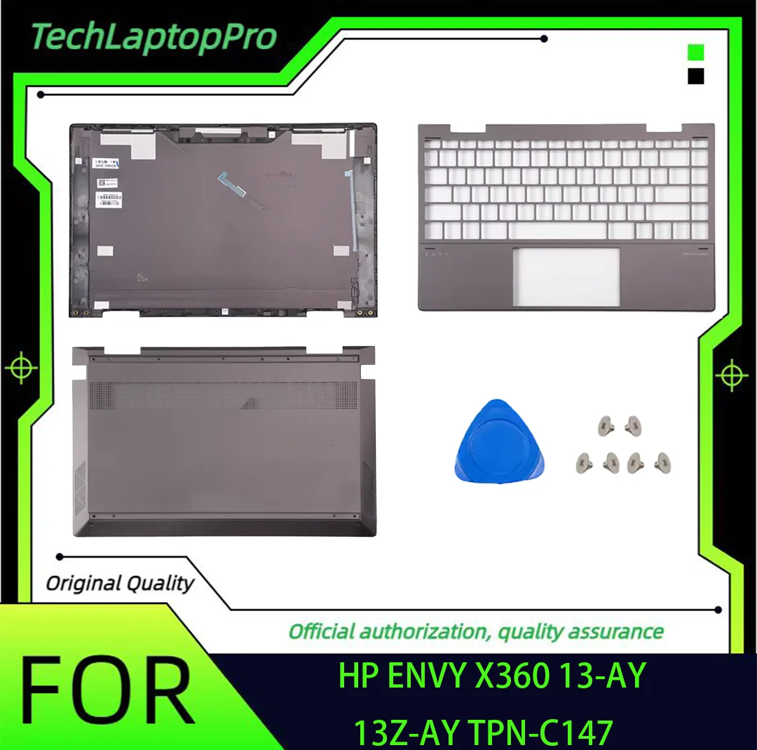 For HP ENVY X360 13-AY 13Z-AY TPN-C147 LCD Back Cover Top Lid Case Replace Brown
