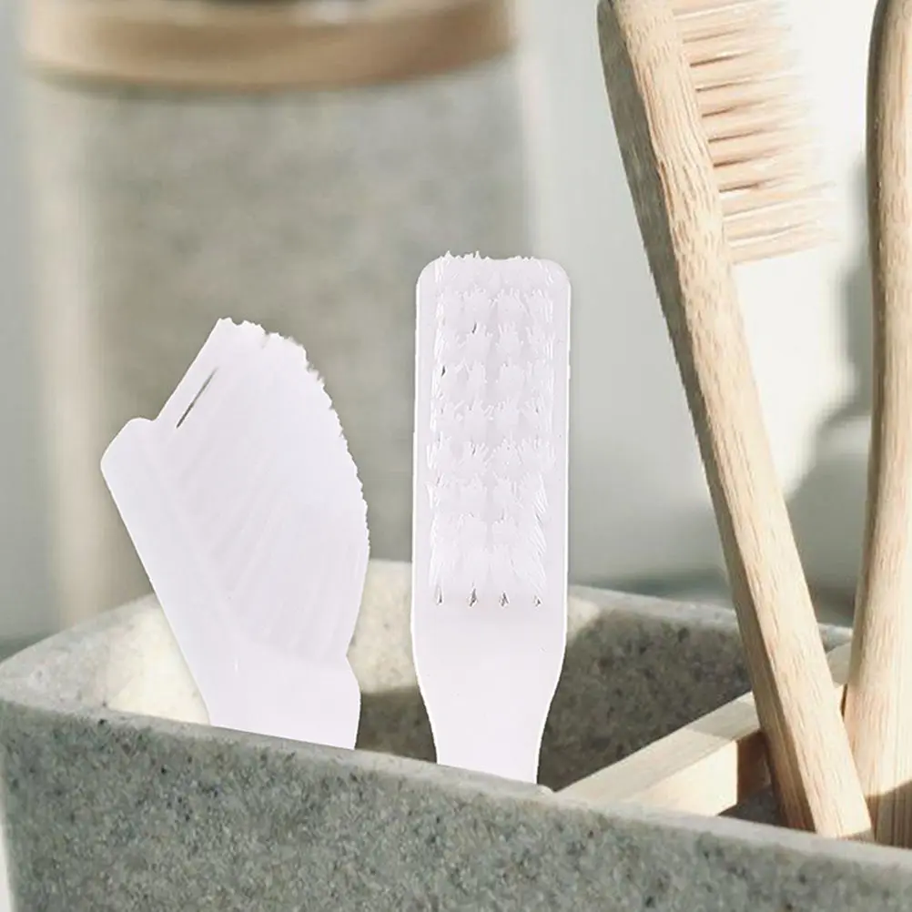 Mini Toothbrush 30 Pack Short Handle Nylon Bristles Compact Teeth Cleaning for Travel Institutional Use