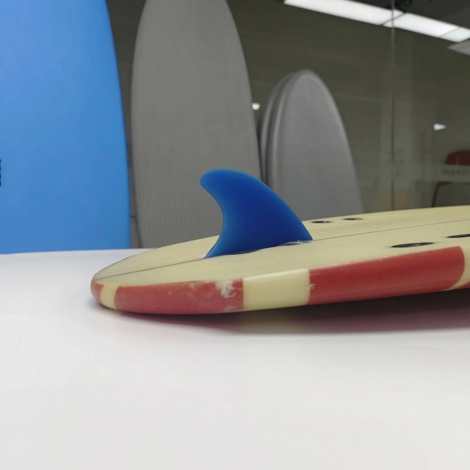 Surfboard Mid Fin Wide Base Replacement Surfboard Fin Water Sports Gear Polished Better Control