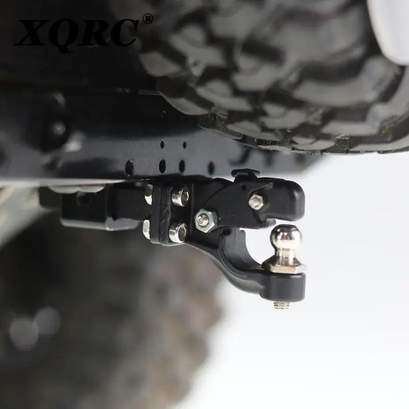 Car metal trailer hitch is suitable for 1:10 SCX10 Traxxas TRX4 TRX6 RC remote control vehicle upgrade components