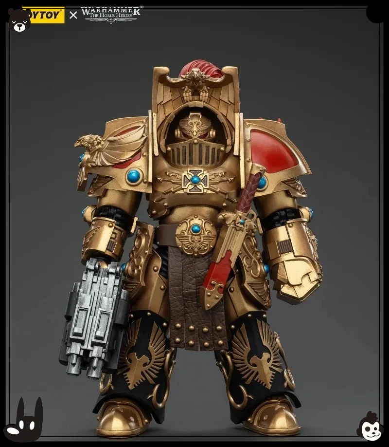 

【In Stock】JOYTOY Action Figures Legio Custodes Aquilon Terminator Squad Aquilon with Lastrum Storm Bolter 3.75inch