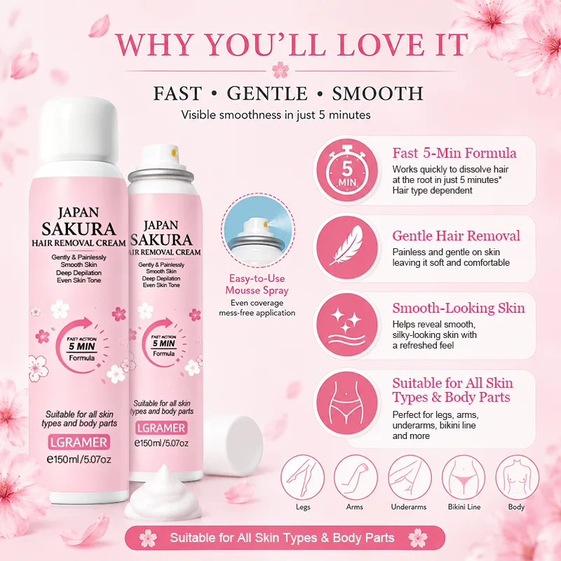 Hair Removal Mousse Spray Pain - Hair Care In Japan ulasan dan harga
