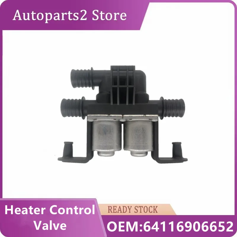 

64116906652 Heater Control Valve Solenoid For BMW E60 E63 E65 E66 535i 535i xDrive 535xi 545i 550i 645Ci X5 5 6 7 Series